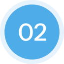 Circular badge displaying number four